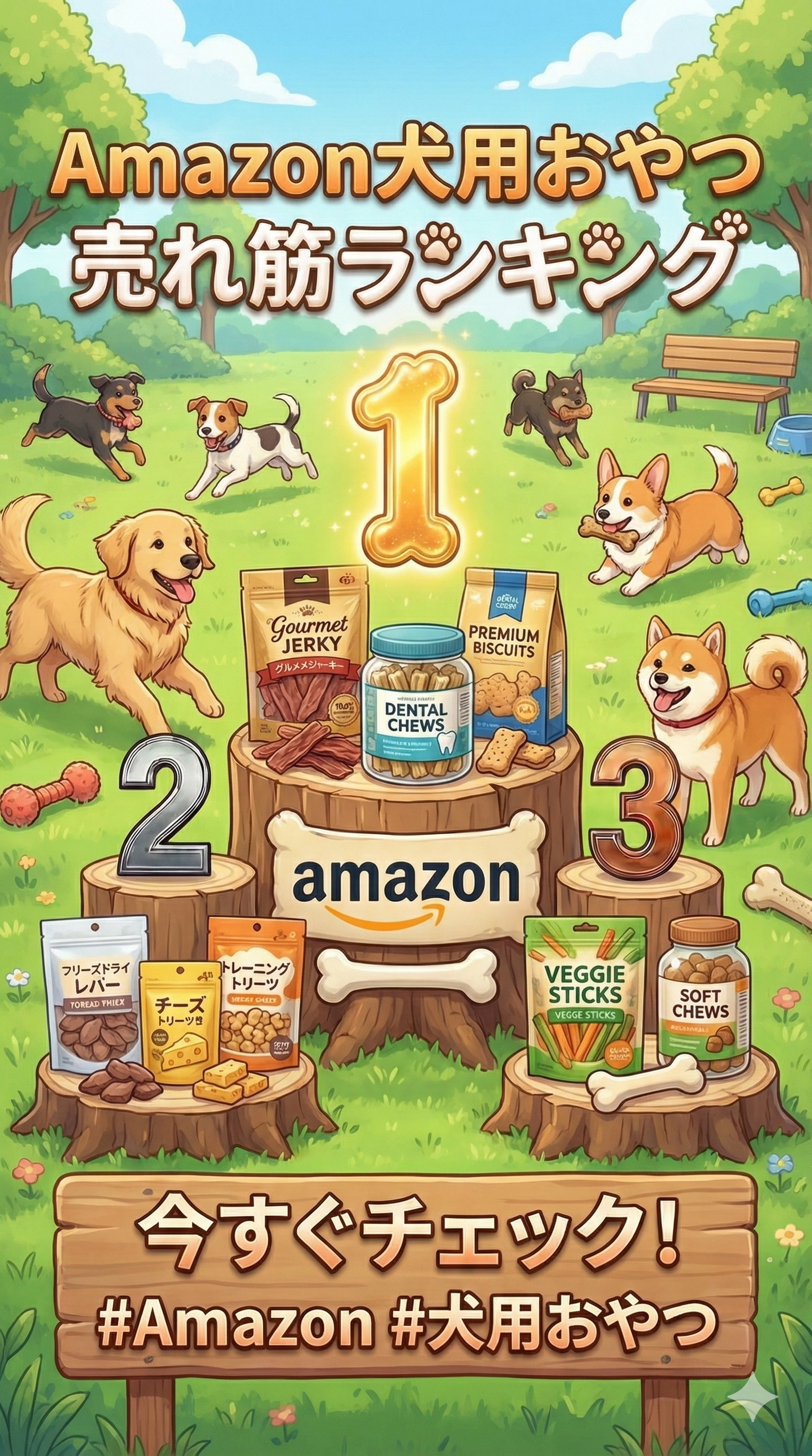 2026年02月13日 【2026最新】Amazon犬用おやつ売れ筋ランキング！愛犬がもっと喜ぶ「安心・美味しい」の正解は？🐶✨