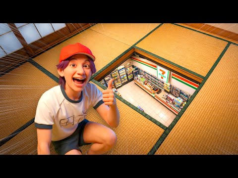 床壊して下の階のセブンと自分の部屋を繋げる小学生【コント】 サムネイル