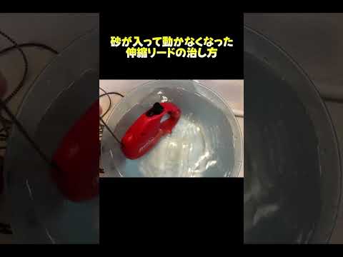 砂が入って動かなくなった 伸縮リードの治し方 サムネイル