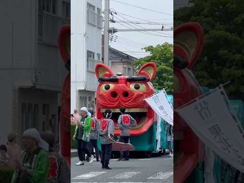 shorts 酒田大獅子桜🌸　獅子パックン　酒田まつり サムネイル