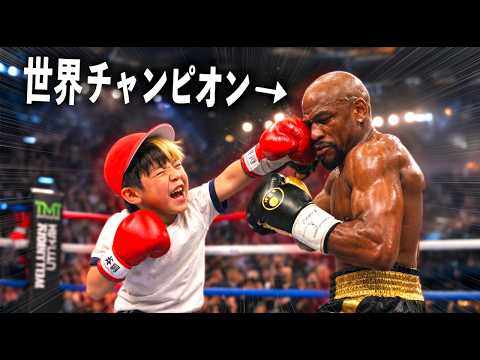 喧嘩強すぎてボクシング世界チャンピオンをワンパンで倒す小学生【コント】 サムネイル