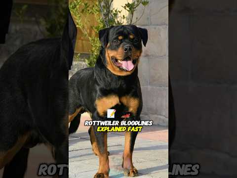 Rottweiler Bloodlines Explained Fast shorts dog pets doglov… サムネイル