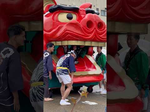 shorts 酒田大獅子　桜🌸　獅子パックン　酒田まつり サムネイル