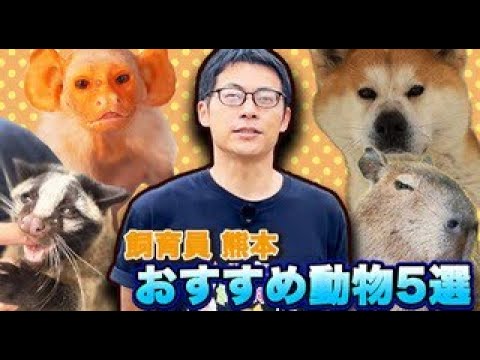 飼育員・熊本が選ぶ おすすめ動物5選｜草津熱帯圏 サムネイル