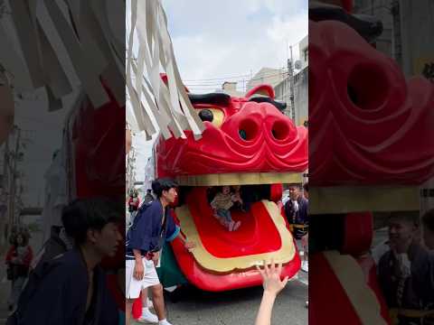 #shorts 酒田大獅子　日和　獅子パックン　酒田まつり サムネイル