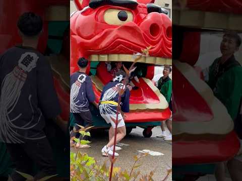 shorts 獅子パックン　桜🌸　酒田大獅子　酒田まつり サムネイル