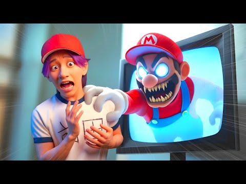 マリオの世界に吸い込まれた小学生【コント】 サムネイル