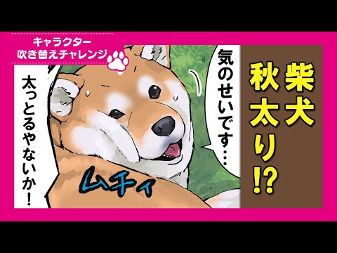 【吹き替えチャレンジ】体型も衣替えする柴犬 サムネイル