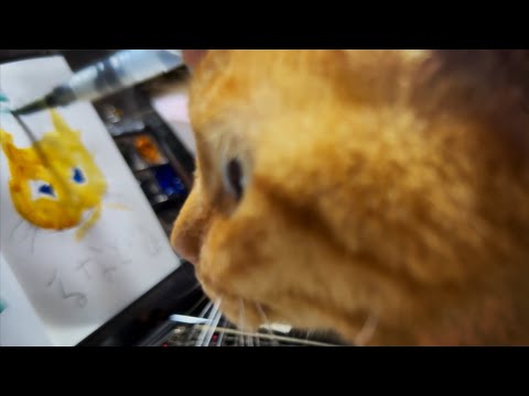 パパに靴フェチがバレた猫と文具女子猫Stationery Time with Cats サムネイル