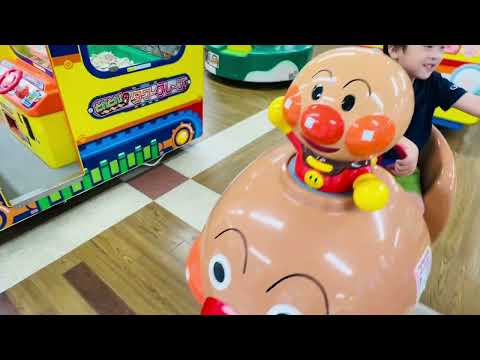 新幹線の乗り物とアンパンマン号に乗ったよ🌟 サムネイル