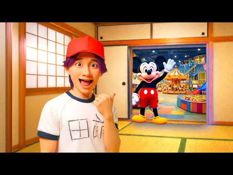 押入れの中にディズニーランドを作る小学生！【コント】 サムネイル