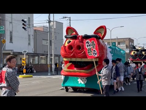 酒田大獅子　山車行列に出発❣️ 酒田まつり　2026年5月20日 サムネイル