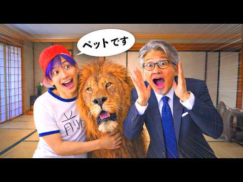 家庭訪問で生徒の家にライオン飼ってた…!!【コント】 サムネイル