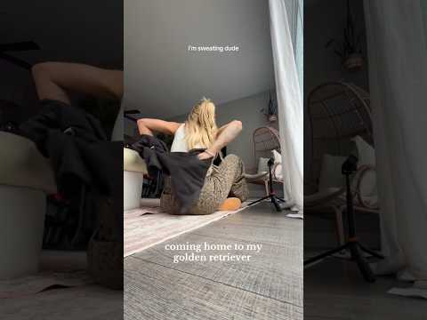 coming home to my golden retriever🥵goldenretreivers dog pup… サムネイル