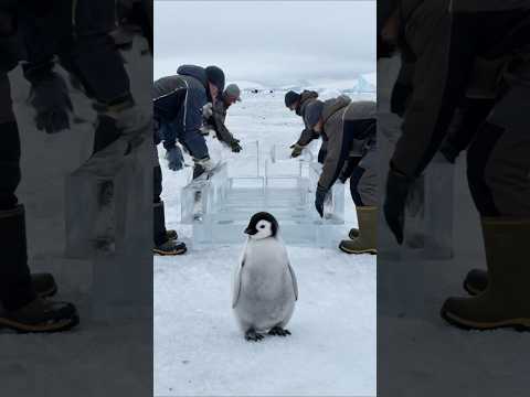 Luxury Ice House Built from Scratch for a Baby Penguin 🐧❄️🏠 サムネイル