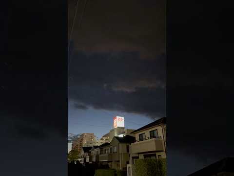 shorts 成田市の真っ黒な雲　2026年3月4日 サムネイル