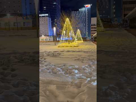 short 旭川駅前がキラキラでした✨　2025年12月18日 サムネイル