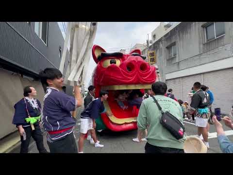 酒田大獅子　日和　獅子パックン　酒田まつり サムネイル