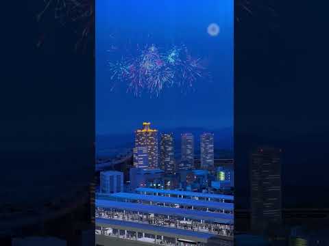 shorts 花火そして太陽の塔　鉄道ジオラマ　リニア•鉄道館にて　2026年4月4日