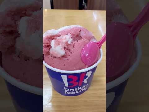 shorts ストロベリースペシャルタイム🍓果肉感もバッチリあって甘いケド美味しい😋　サーティワンにて　2026年1月… サムネイル