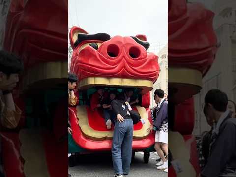 shorts 大獅子の日和　獅子パックン　酒田まつり サムネイル