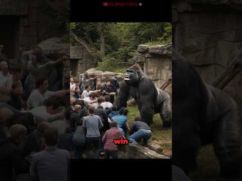 100 Men VS 1 Gorilla Fight!? サムネイル