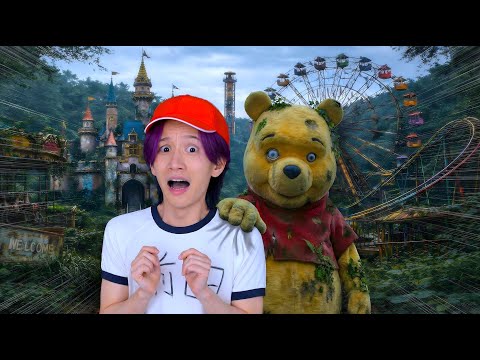 森で廃墟になった昔の遊園地を発見した！！【コント】 サムネイル