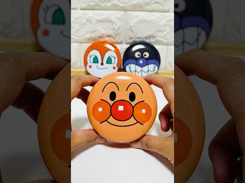 なにがでてくるかな?!アンパンマン、ばいきんまん、ドキンちゃんの顔を開けてみた⭐️anpanman あんぱんまん sh…